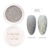 Reflective Nail Glitter - 01 Silver